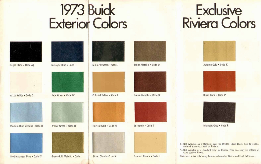 1973 Buick Exterior Colors Chart 1973-buick-exterior-colors-chart